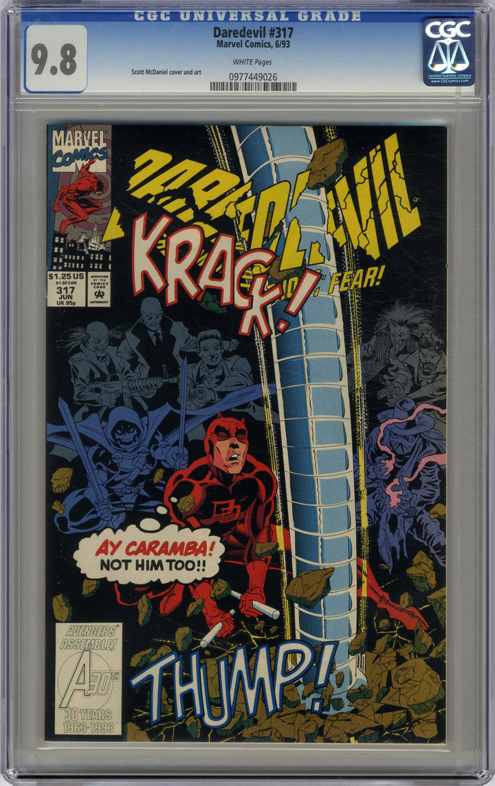 Daredevil (Marvel, 1964 series) #317, Direct edition, 6/1993