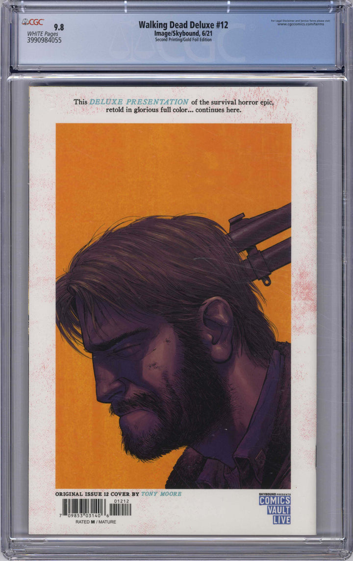 The Walking Dead Deluxe (Image, 2020 series) #12, 6/2021, 2nd Printing, David Finch & Dave McCaig Gold Foil Cover