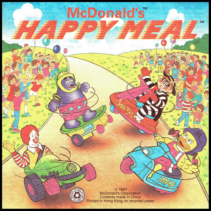 Netherlands, 1993/01, Happy Meal set, Turbo Mac's