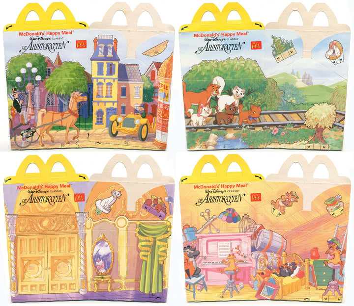 Netherlands, 1994/06, Happy Meal Boxes, The Aristocats