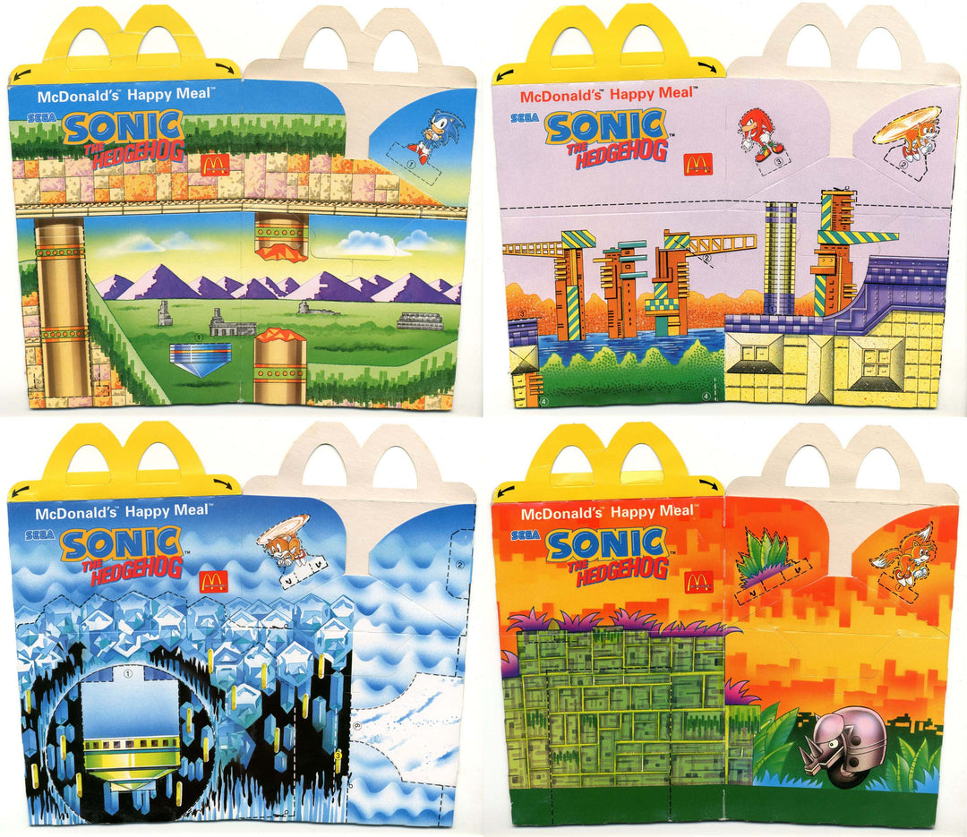 Netherlands, 1995/02, Happy Meal Boxes, Sonic the Hedgehog