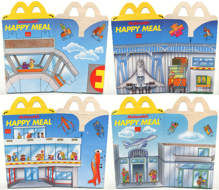 Netherlands, 1995/03, Happy Meal Boxes, Vliegveld