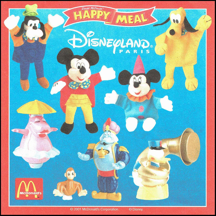 Netherlands, 2001/05, Happy Meal set, Disneyland Parijs