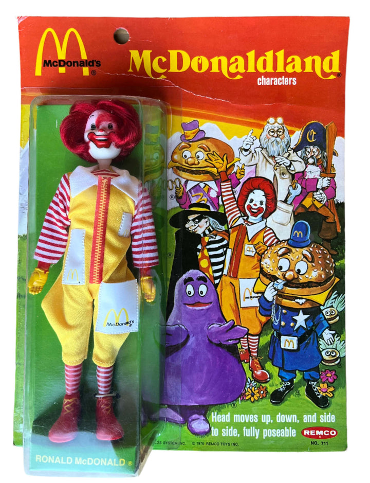 USA, 1976, McDonaldland Characters Set, Remco Toys INC.