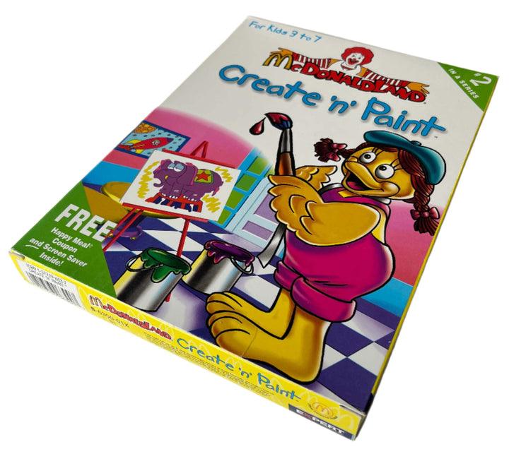 USA, 1997, McDonaldland, Expert Software, Create 'n' Paint, #2 in a Series