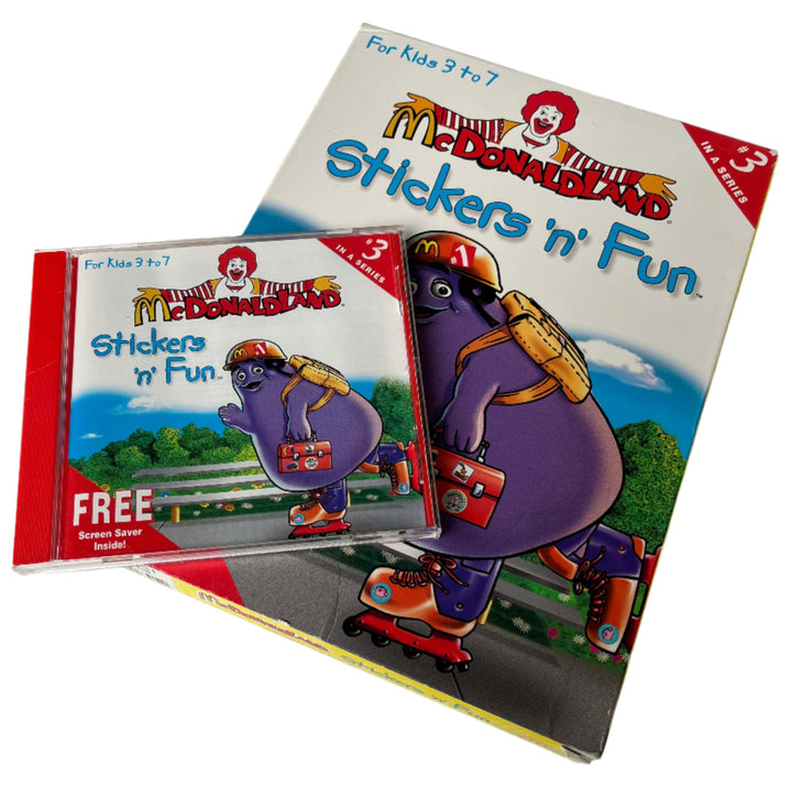 USA, 1997, McDonaldland, Expert Software, Stickers "n" Fun, #3 in a Series