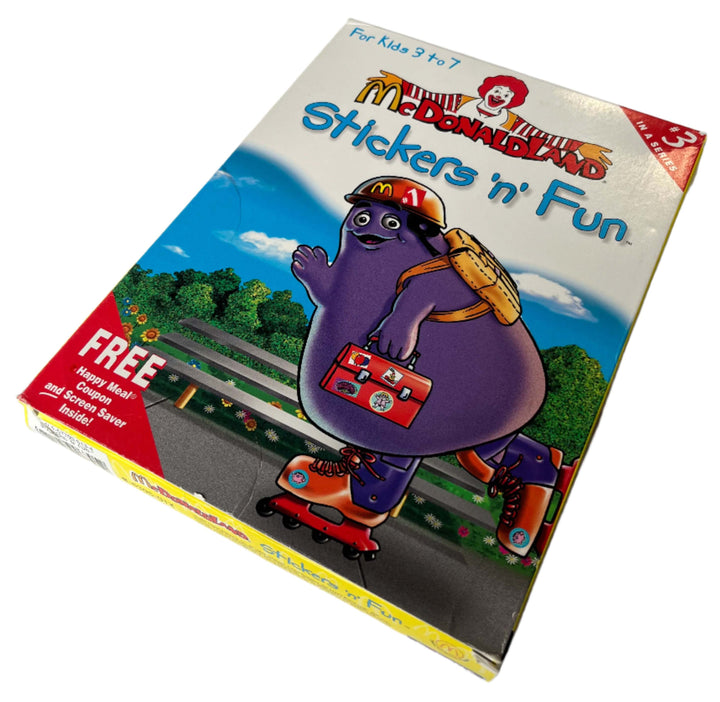USA, 1997, McDonaldland, Expert Software, Stickers "n" Fun, #3 in a Series