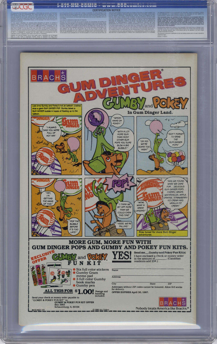 Daredevil (Marvel, 1964 series) #240, Direct edition, 3/1987