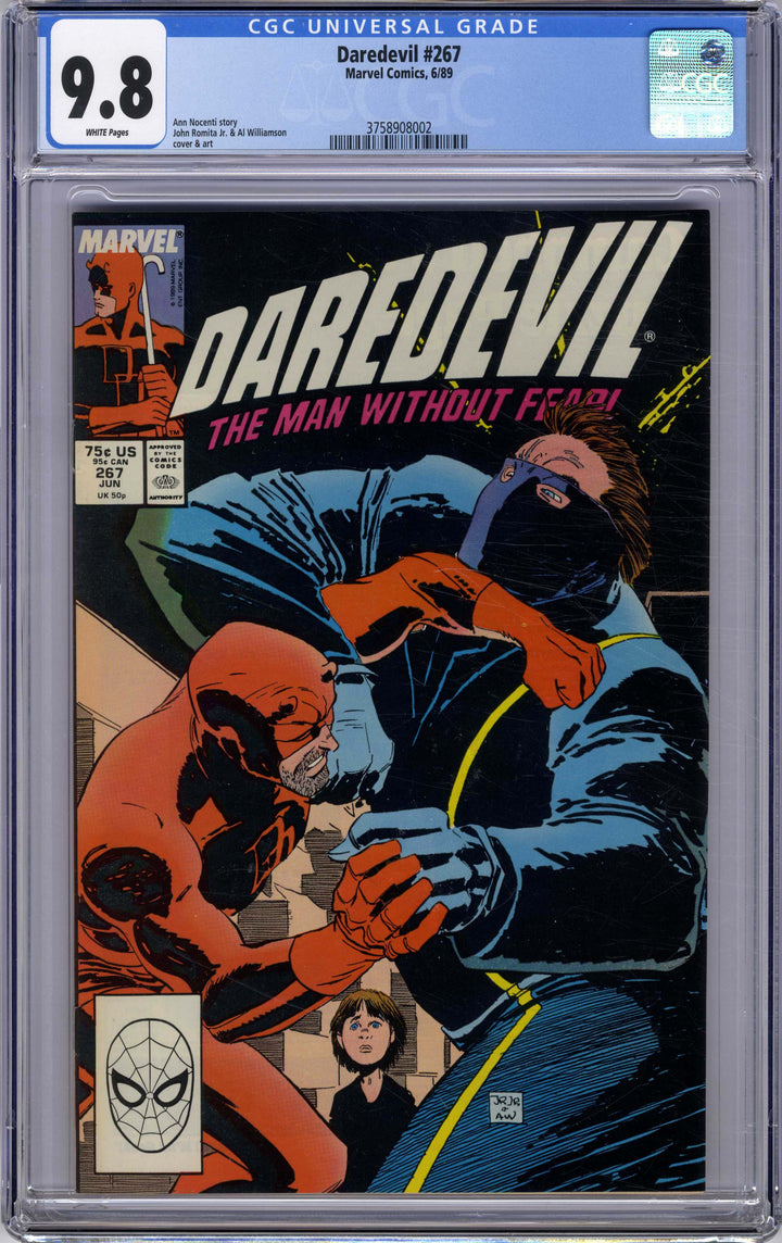 Daredevil (Marvel, 1964 series) #267, Direct edition, 6/1989