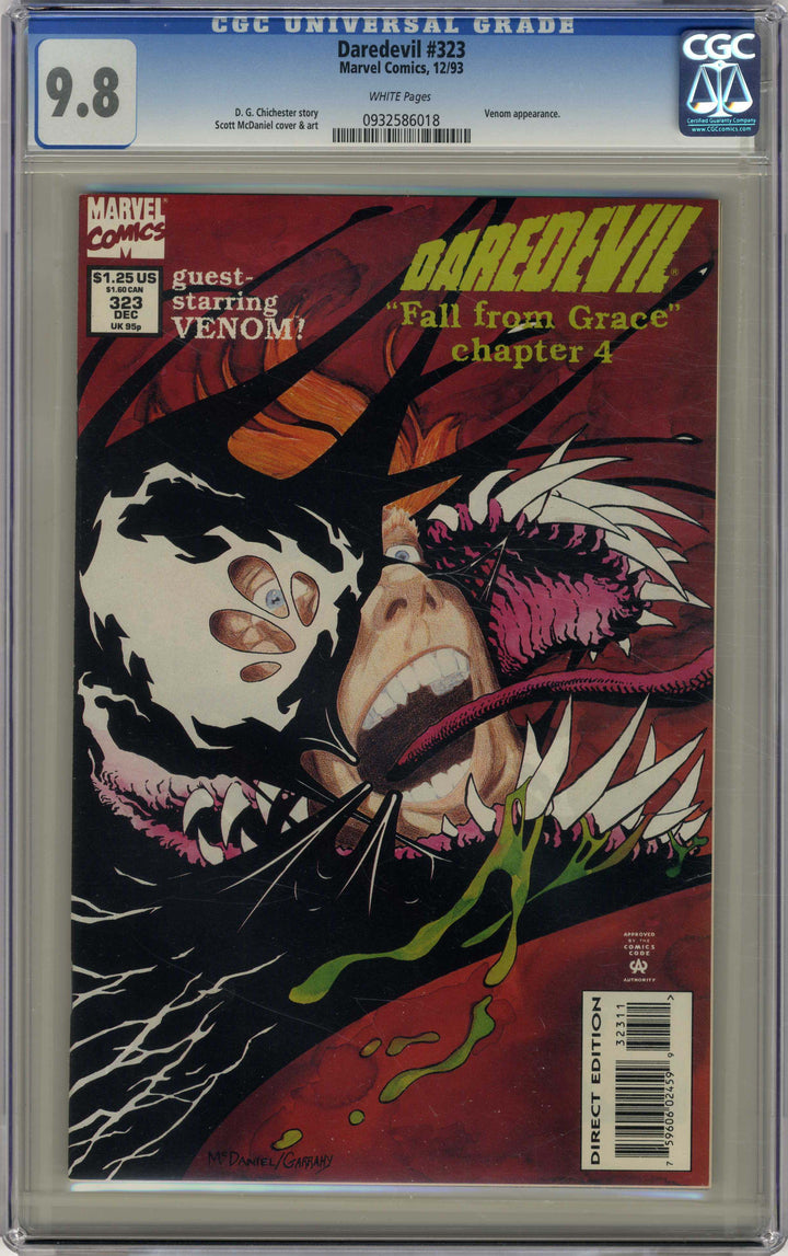 Daredevil (Marvel, 1964 series) #323, Direct edition, 6/1993