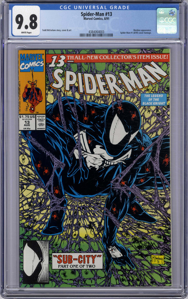 Spiderman (Marvel, 1990 series) #13, Direct edition, 8/1991