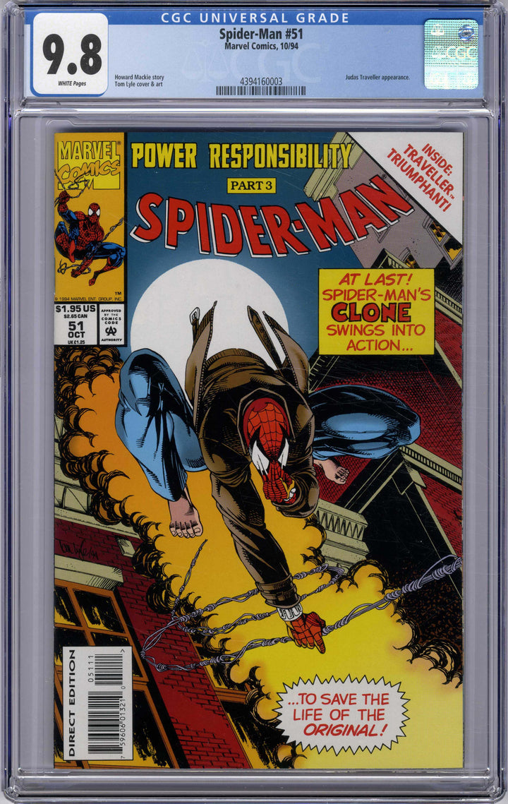 Spiderman (Marvel, 1990 series) #51, Direct edition, 10/1994