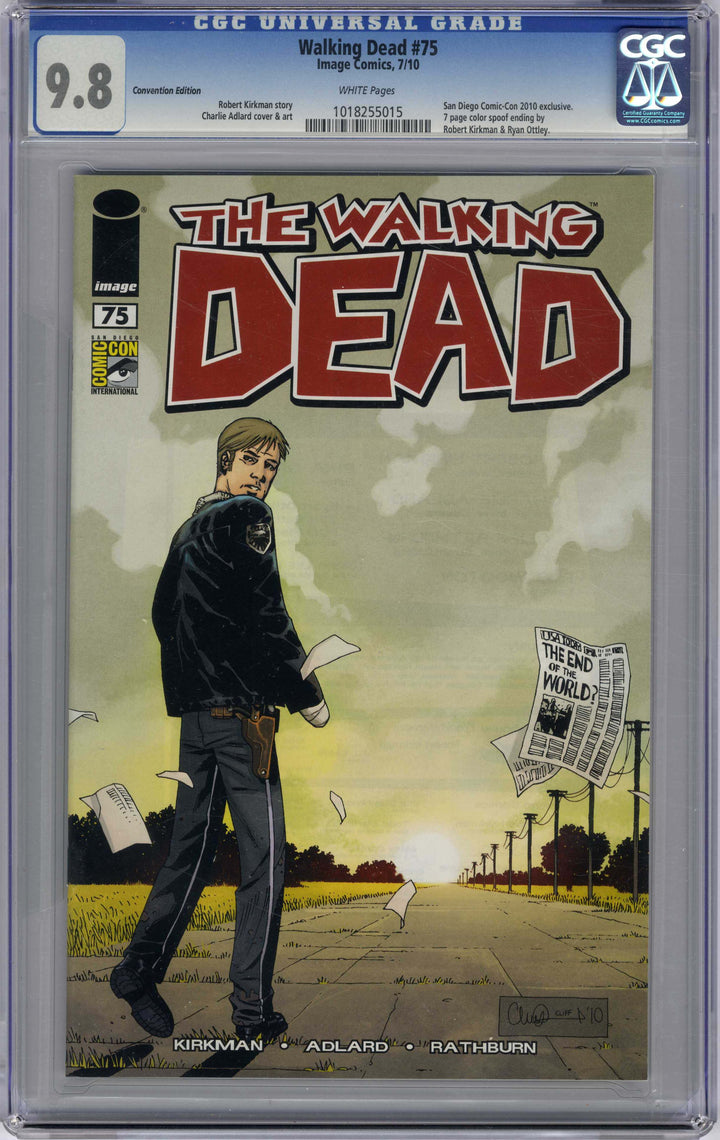 The Walking Dead (Image, 2003 series) #75, 7/2010, San Diego Comic Con