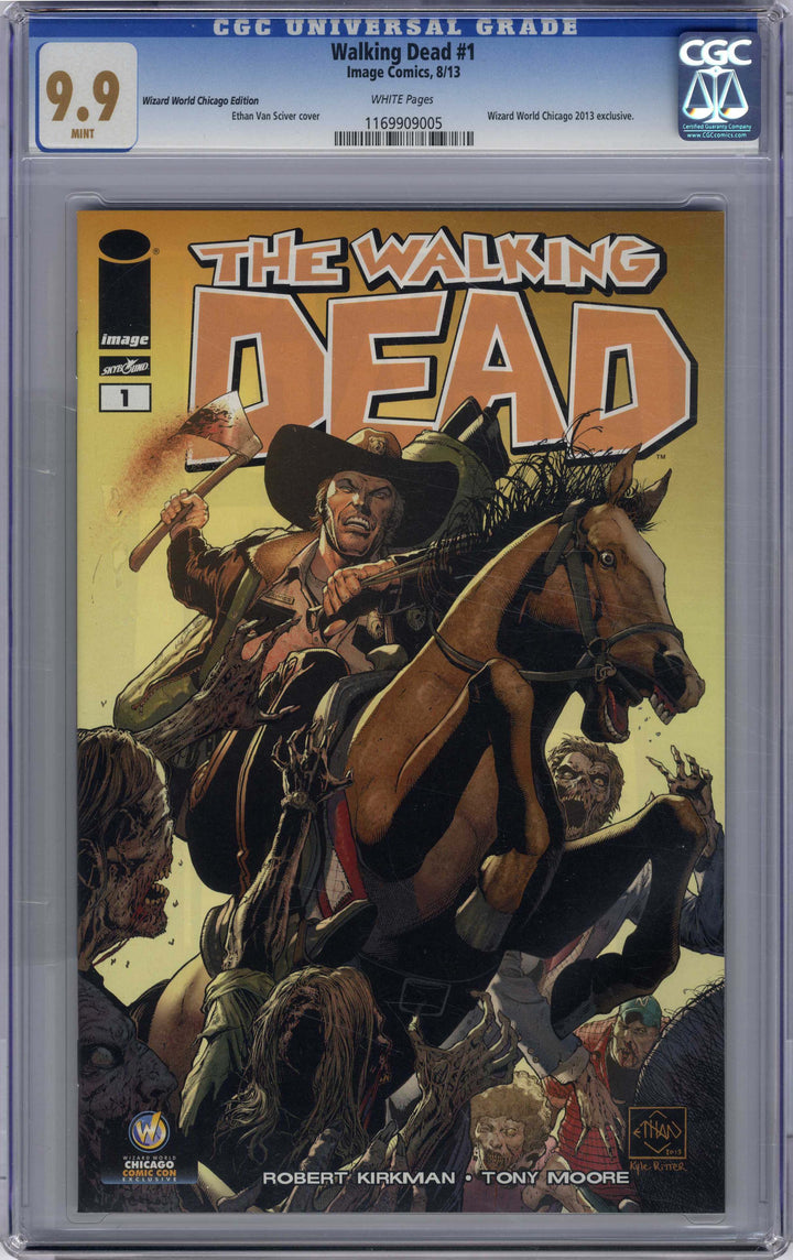The Walking Dead (Image, 2013, Wizard World Chicago Comicon) #1, 8/2013, Wizard World Chicago VIP exclusive