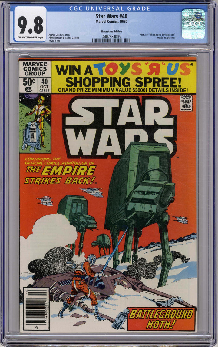 Star Wars (Marvel, 1977 series) #40, 10/1980, 1st Printing, Newsstand