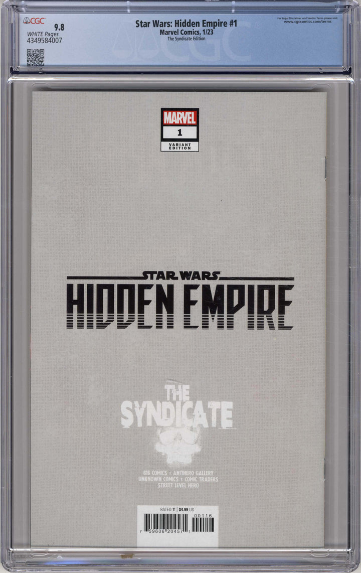 Star Wars: Hidden Empire (Marvel, 2022 series) 1, 1/2023, The syndicate edition