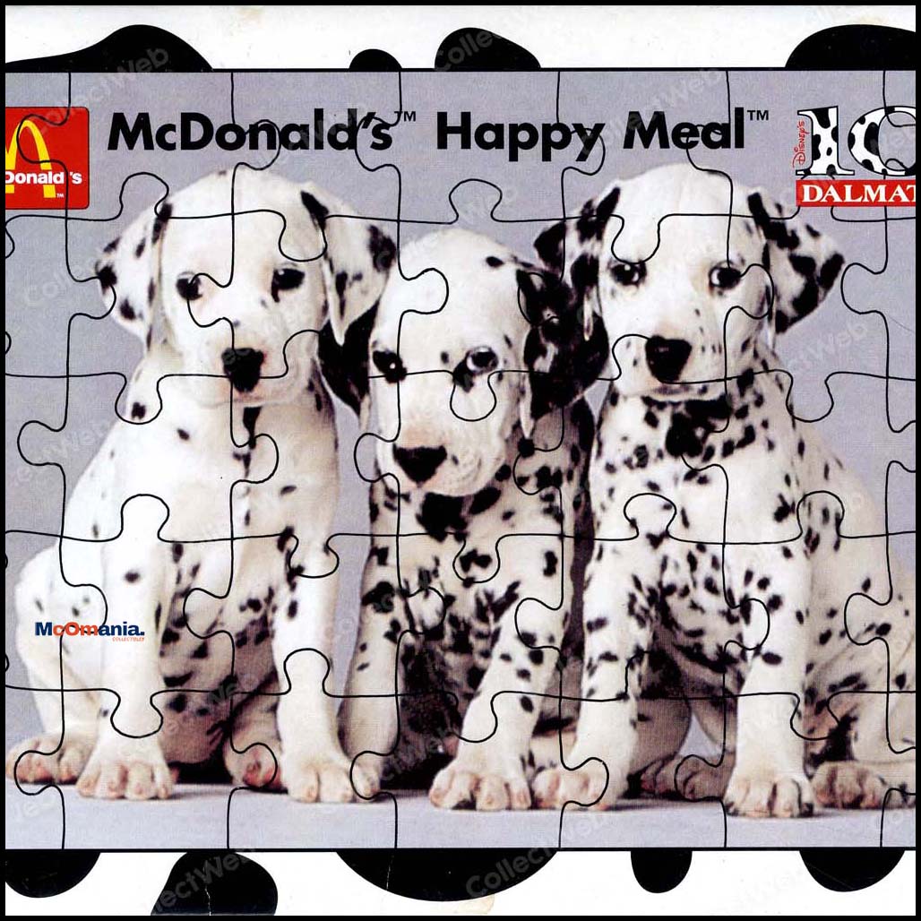1997/10 Play Doh monsters - 101 Dalmatiërs puzzel