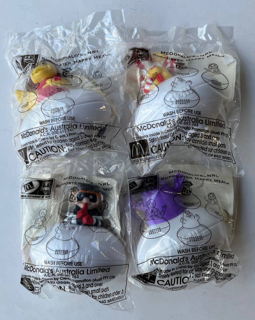 Australia, 2000/12, Happy Meal Set, National Rugby League