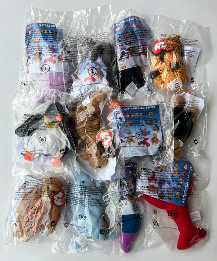 Germany, 1993/01, Happy Meal set, Beanie Babies