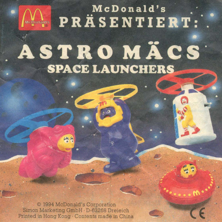 Germany, 1994/02, Happy Meal set, Astromäcs