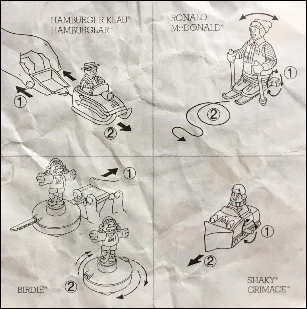 Germany, 1995/03, Happy Meal set, Wintersport