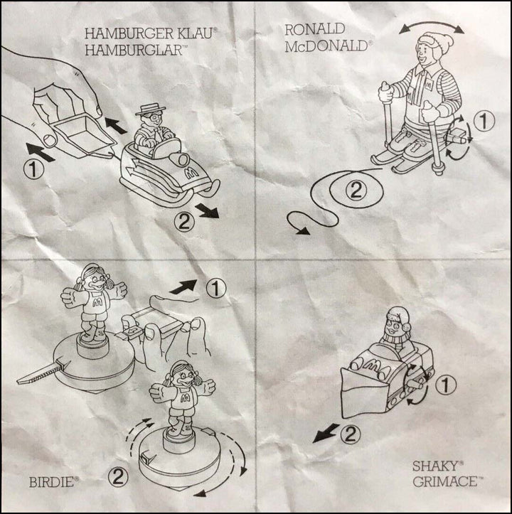 Germany, 1995/03, Happy Meal set, Wintersport