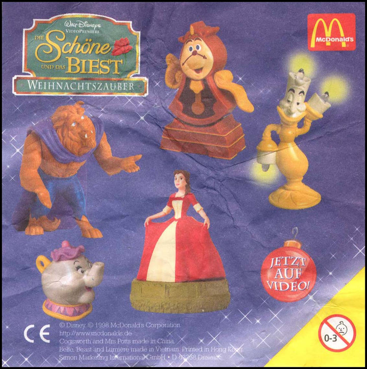 Germany, 1998/01, Happy Meal set, Die Schöne und das Biest