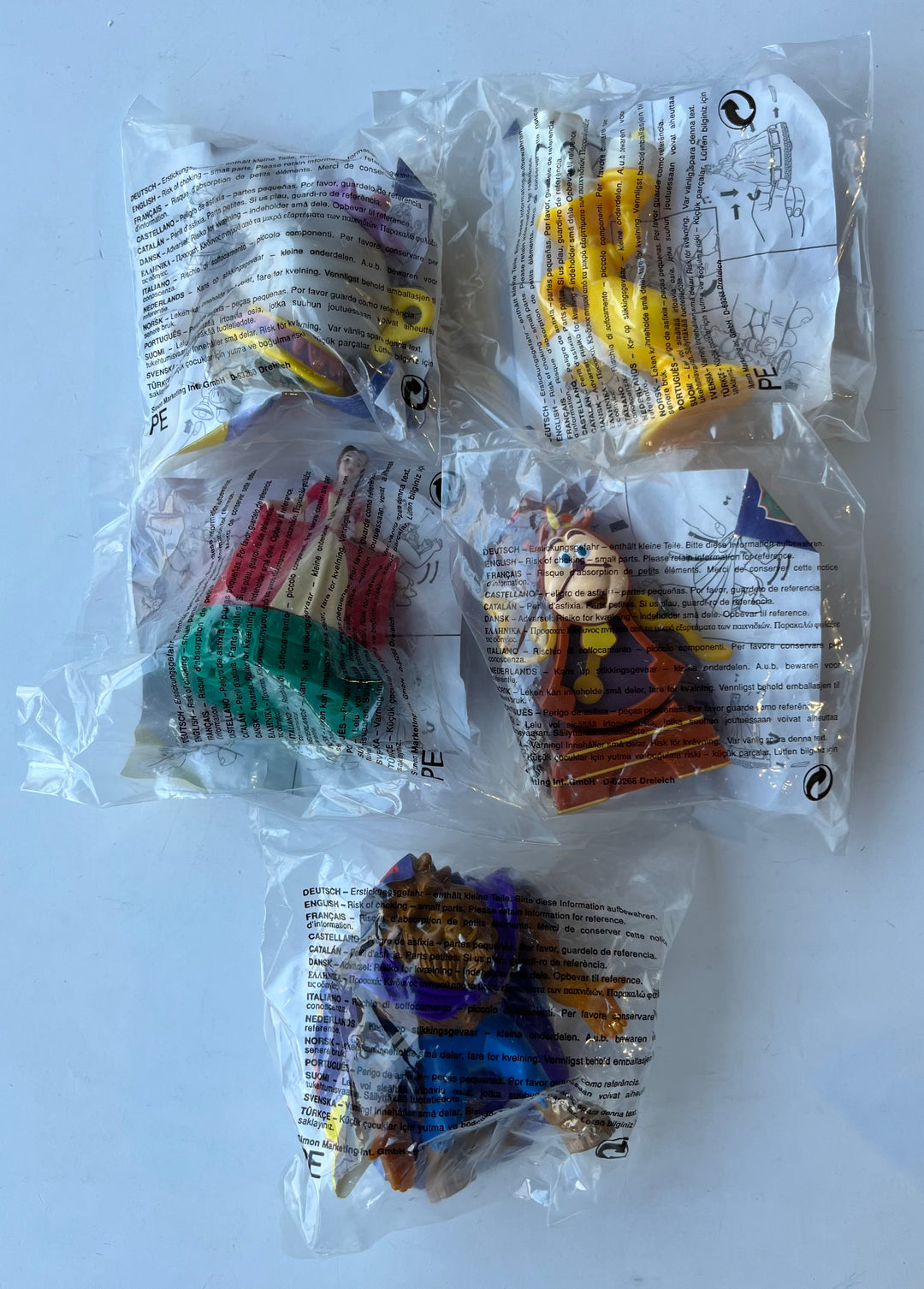 Germany, 1998/01, Happy Meal set, Die Schöne und das Biest