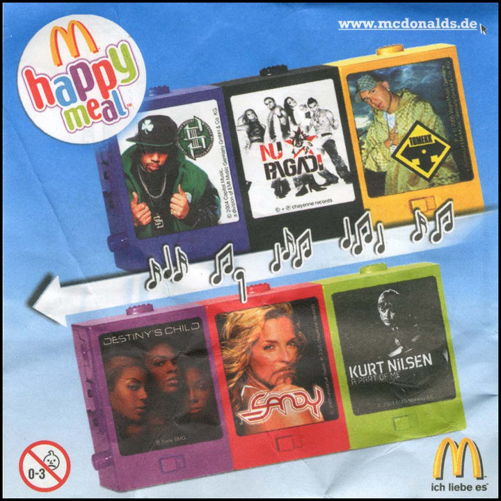 Germany, 2005/02, Happy Meal set, Lass den DJ raus