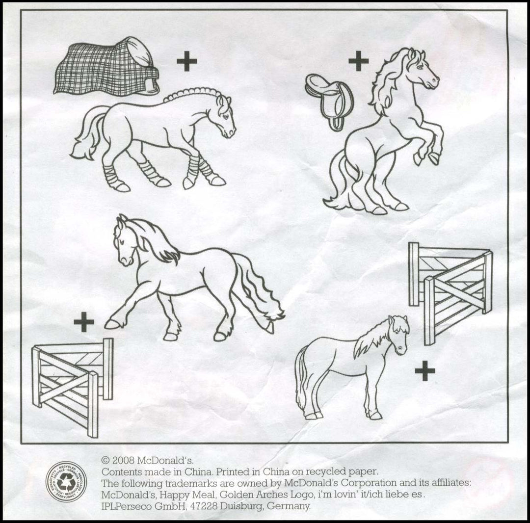 Germany, 2008/01, Happy Meal set, Pferde
