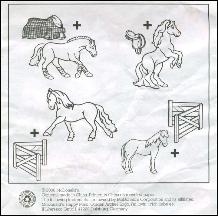 Germany, 2008/01, Happy Meal set, Pferde