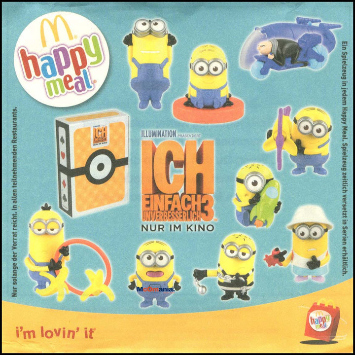 Germany, 2017/09, Happy Meal set, Ich Einfach Unverbesserlich 3