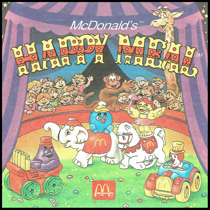 Netherlands, 1991/01, Happy Meal set, Circus