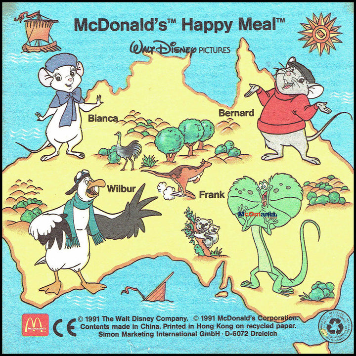 Netherlands, 1991/07, Happy Meal Set, De Reddertjes