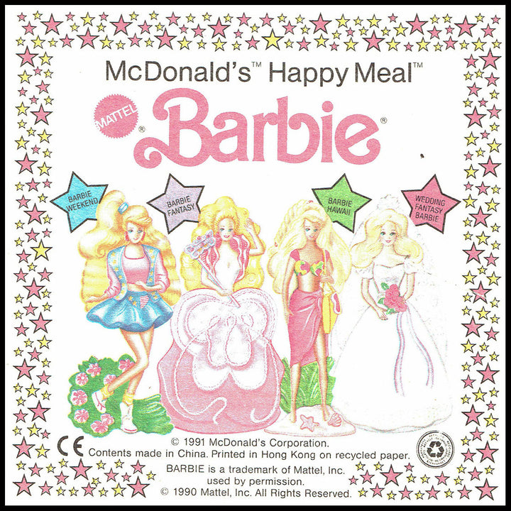 Netherlands, 1992/01, Happy Meal set, Barbie - All American