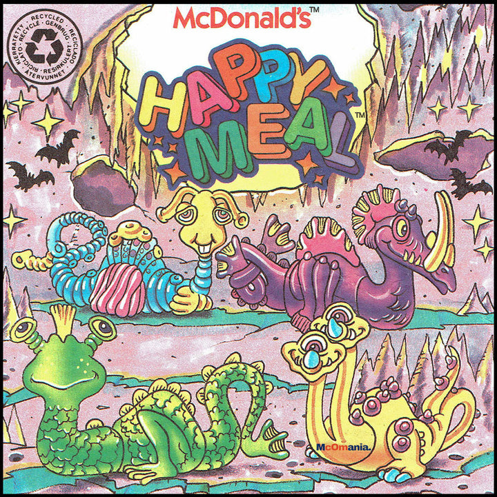 Netherlands, 1992/03, Happy Meal set, Monsters