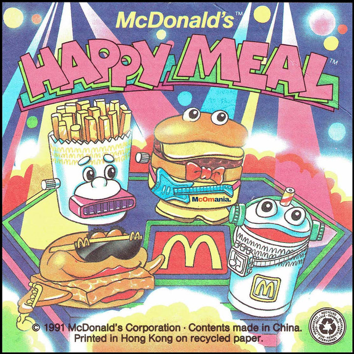 Netherlands, 1992/04, Happy Meal set, Happy Rockers
