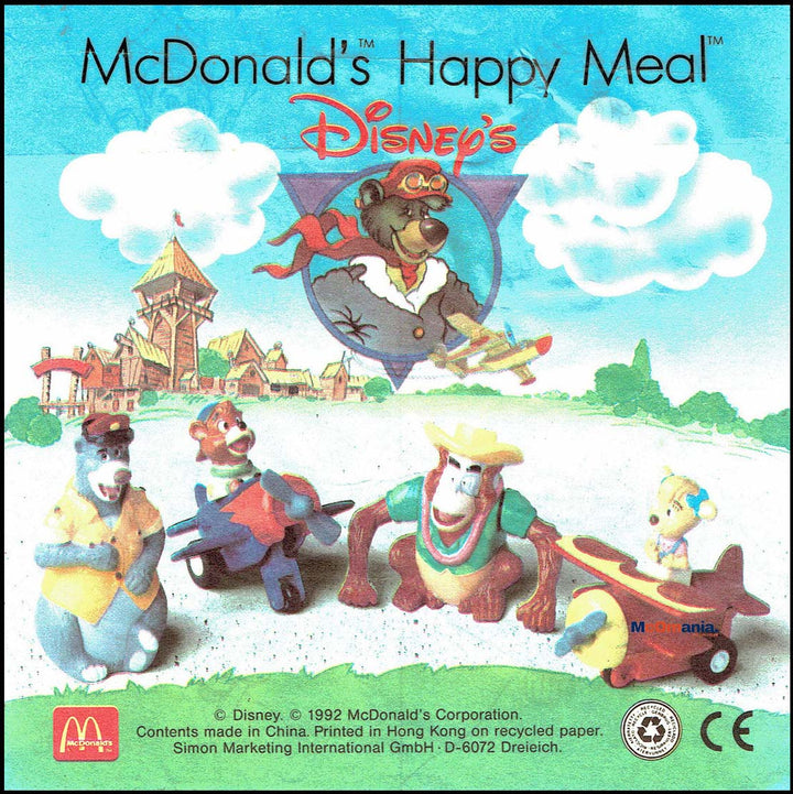 Netherlands, 1992/08, Happy Meal set, Super Baloo