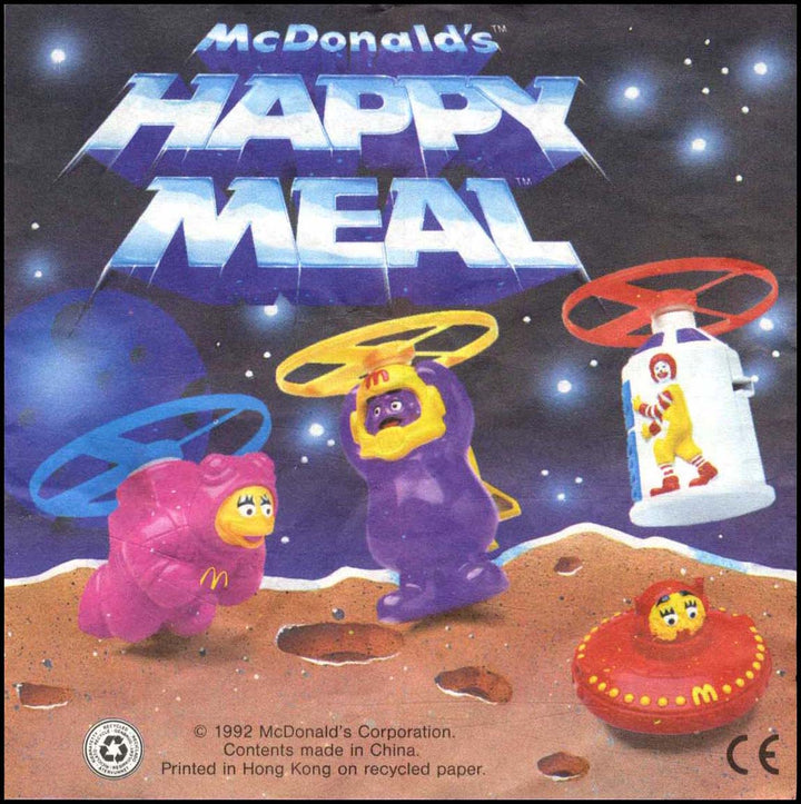 Netherlands, 1992/09, Happy Meal set, De Astronautjes