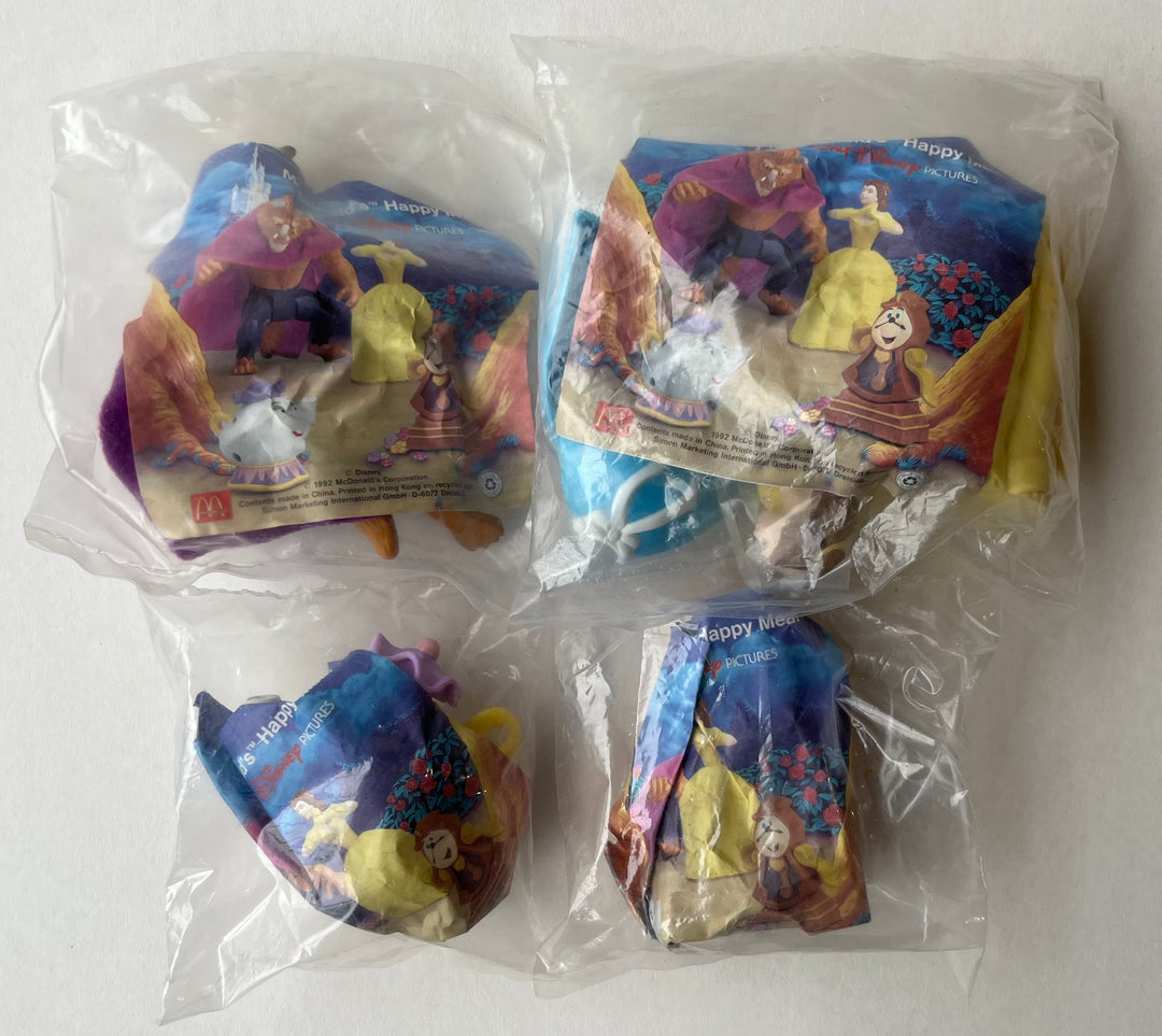 Netherlands, 1992/10, Happy Meal Set, Belle en het Beest I