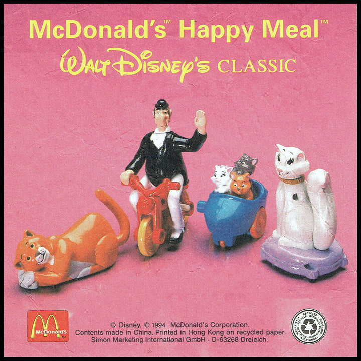 Netherlands, 1994/06, Happy Meal Set, The Aristocats
