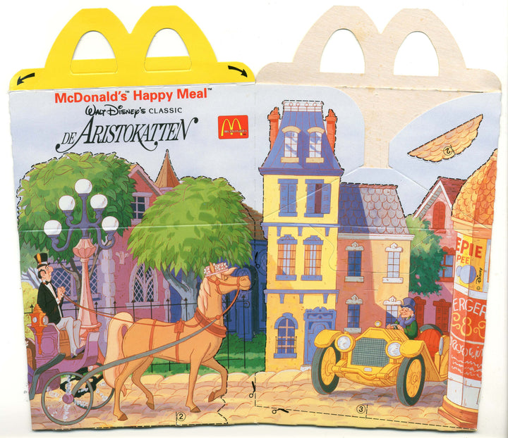 Netherlands, 1994/06, Happy Meal Boxes, The Aristocats