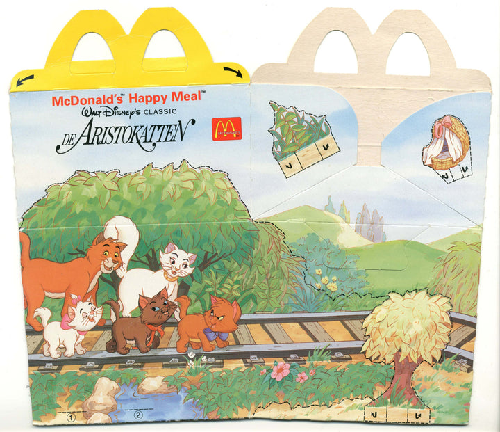 Netherlands, 1994/06, Happy Meal Boxes, The Aristocats