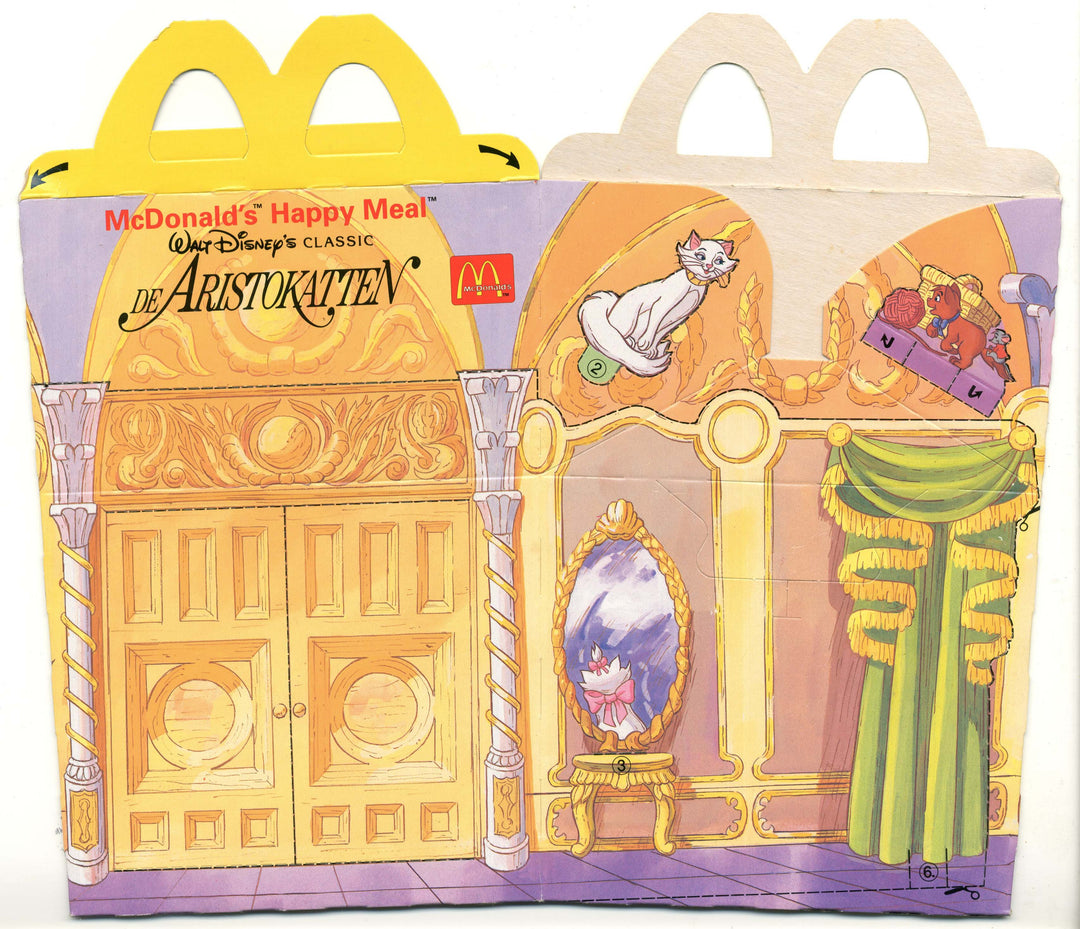 Netherlands, 1994/06, Happy Meal Boxes, The Aristocats