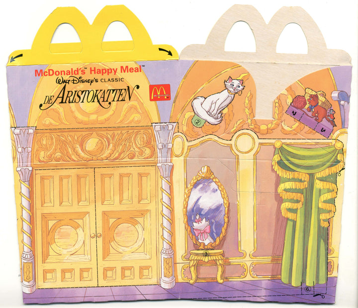 Netherlands, 1994/06, Happy Meal Boxes, The Aristocats
