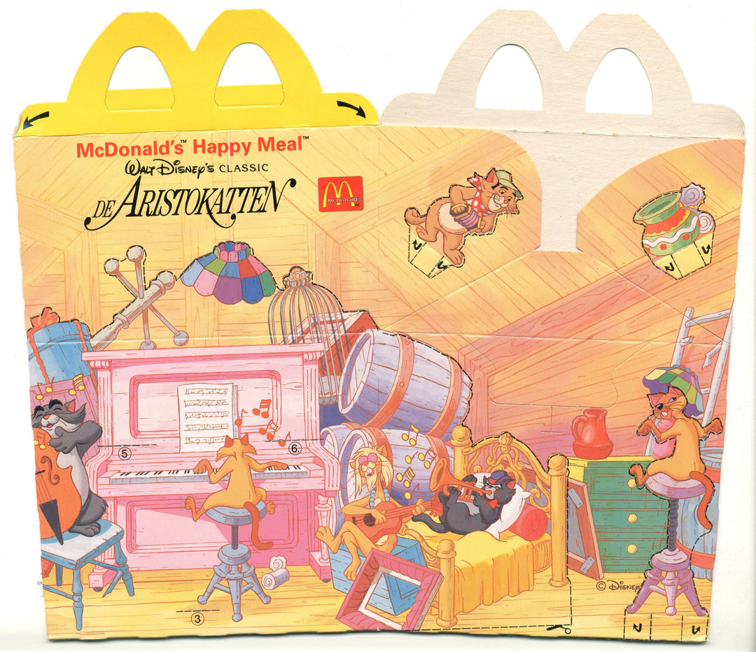 Netherlands, 1994/06, Happy Meal Boxes, The Aristocats