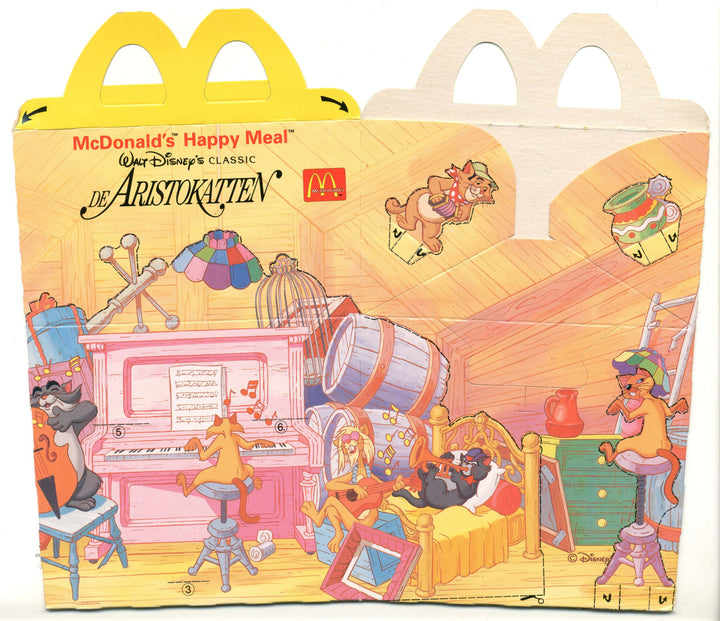 Netherlands, 1994/06, Happy Meal Boxes, The Aristocats