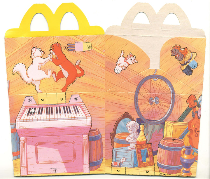 Netherlands, 1994/06, Happy Meal Boxes, The Aristocats