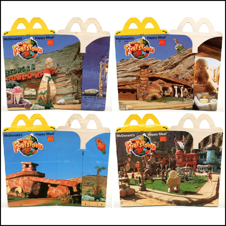 Netherlands, 1994/07, Happy Meal Boxes, The Flintstones,