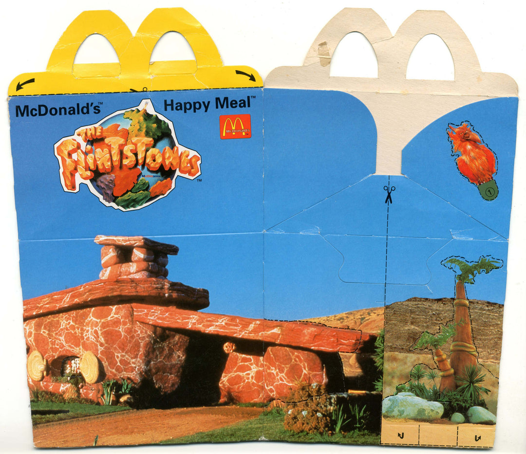 Netherlands, 1994/07, Happy Meal Boxes, The Flintstones,